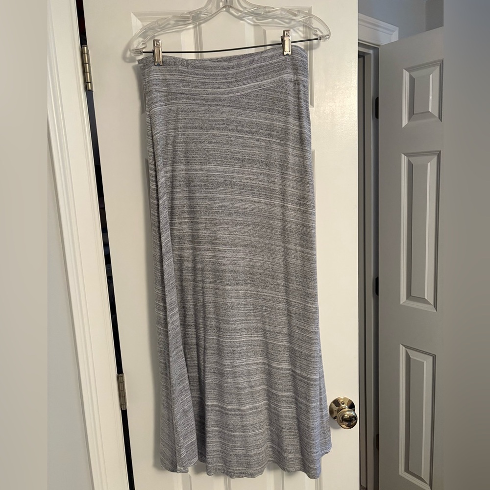 GAP Heather Gray Maxi Skirt